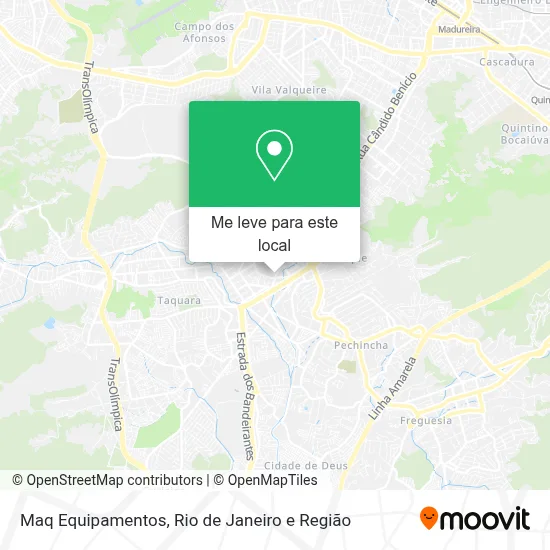 Maq Equipamentos mapa