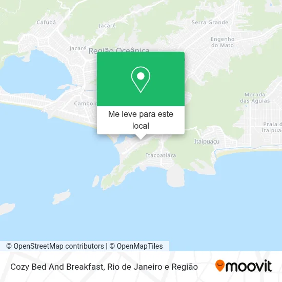 Cozy Bed And Breakfast mapa