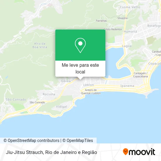 Jiu-Jitsu Strauch mapa