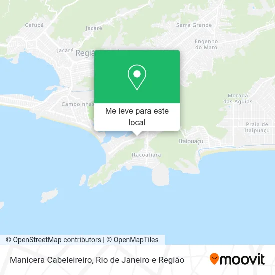 Manicera Cabeleireiro mapa