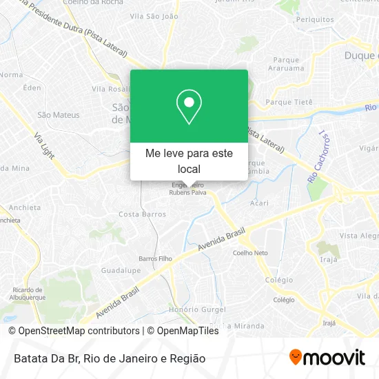 Batata Da Br mapa