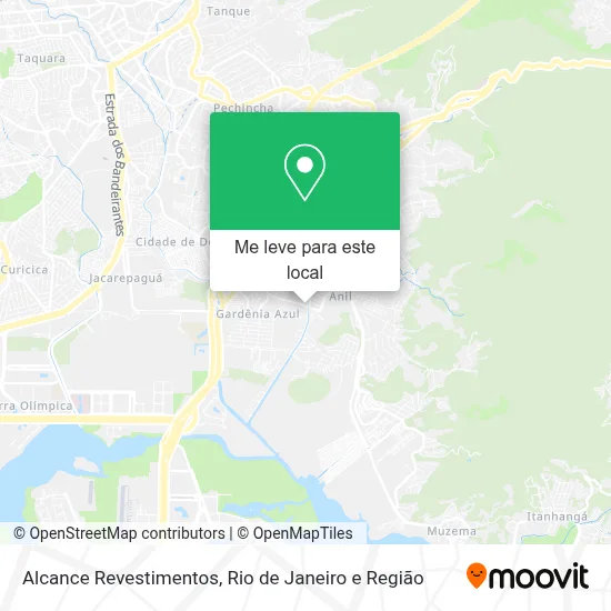 Alcance Revestimentos mapa
