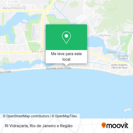 Rl Vidraçaria mapa