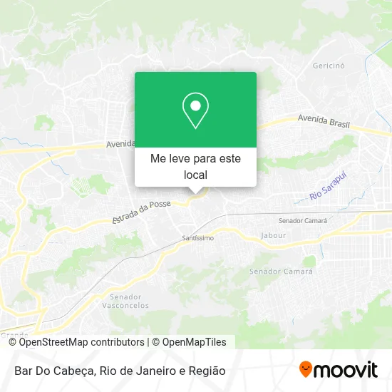Bar Do Cabeça mapa