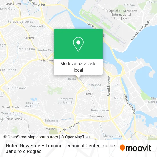 Nctec New Safety Training Technical Center mapa