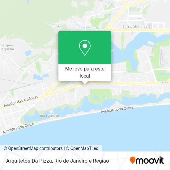 Arquitetos Da Pizza mapa