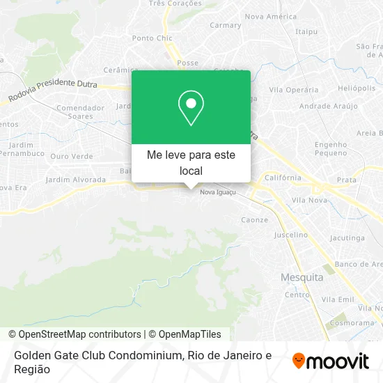 Golden Gate Club Condominium mapa