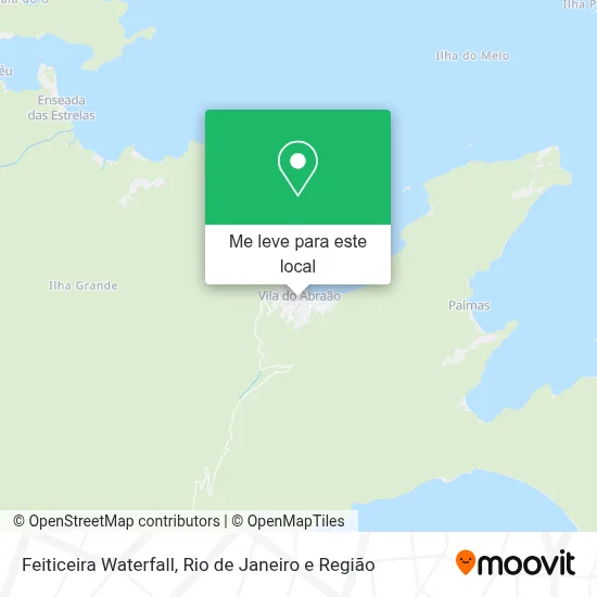 Feiticeira Waterfall mapa