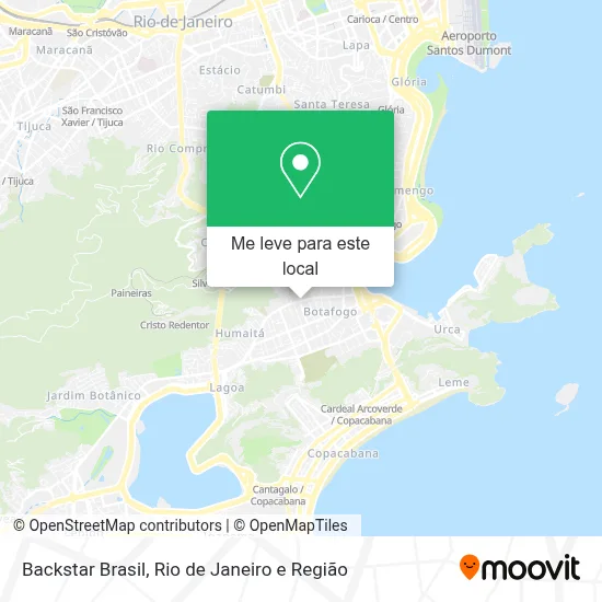 Backstar Brasil mapa