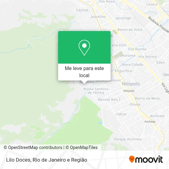 Lilo Doces mapa