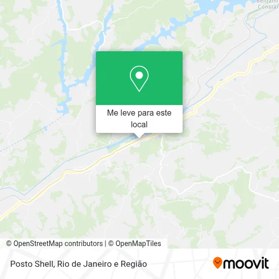 Posto Shell mapa