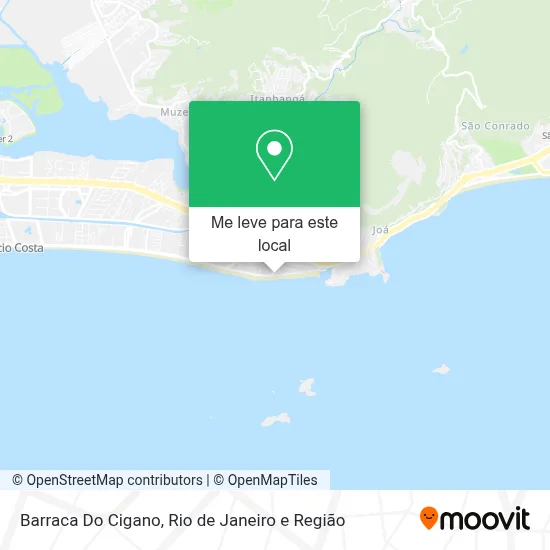 Barraca Do Cigano mapa