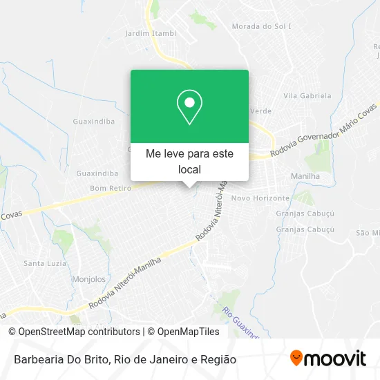 Barbearia Do Brito mapa
