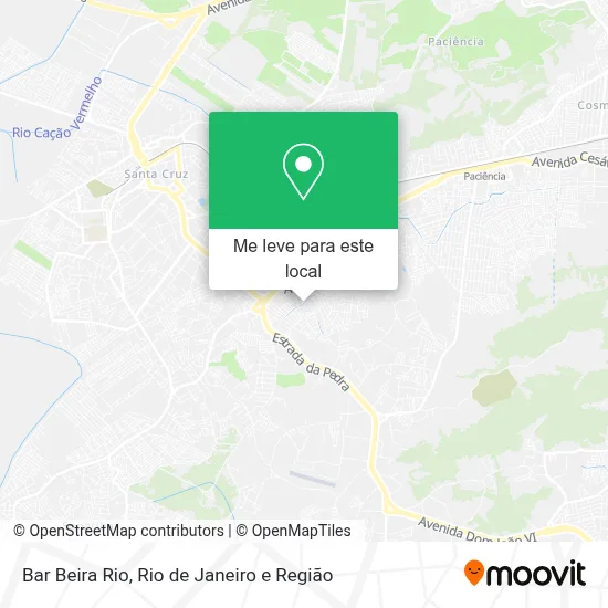 Bar Beira Rio mapa