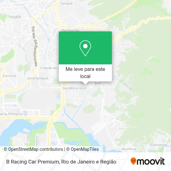 B Racing Car Premium mapa