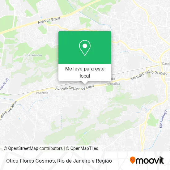 Otica Flores Cosmos mapa