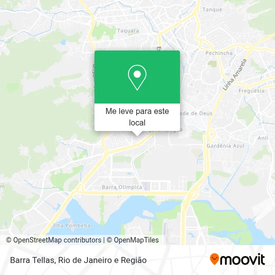 Barra Tellas mapa