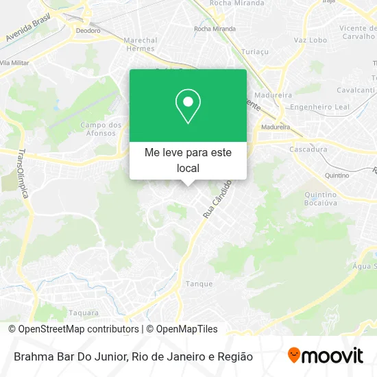 Brahma Bar Do Junior mapa