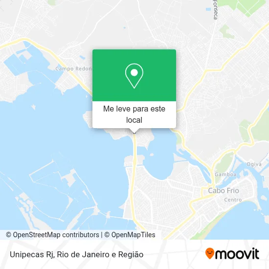 Unipecas Rj mapa