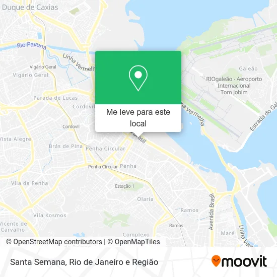 Santa Semana mapa