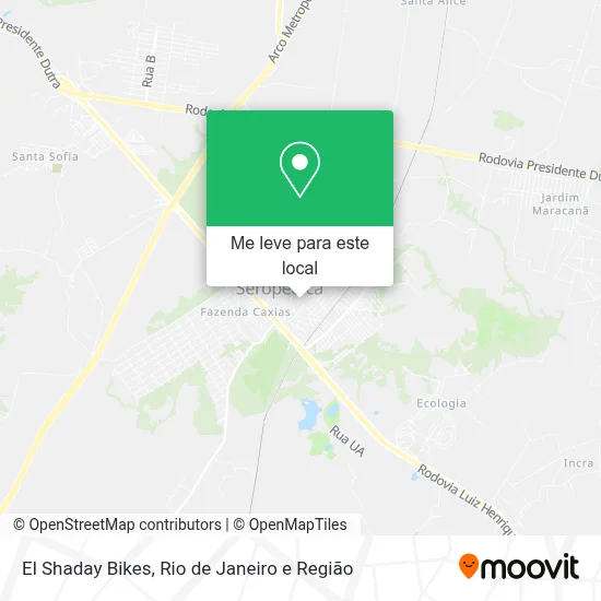 El Shaday Bikes mapa