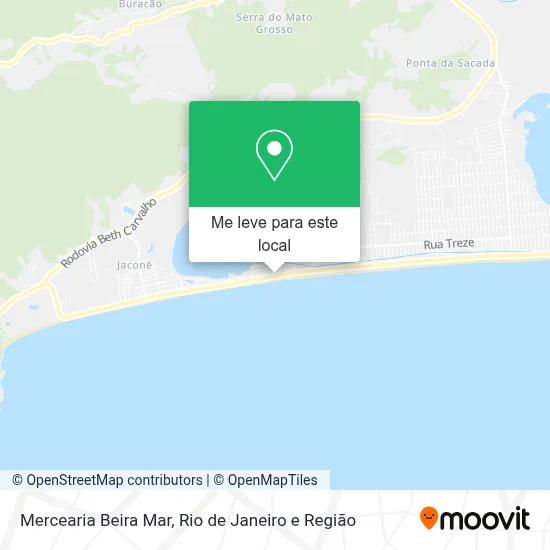 Mercearia Beira Mar mapa