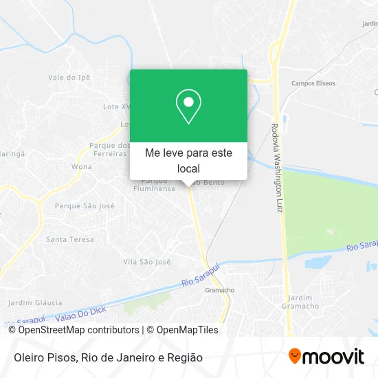 Oleiro Pisos mapa
