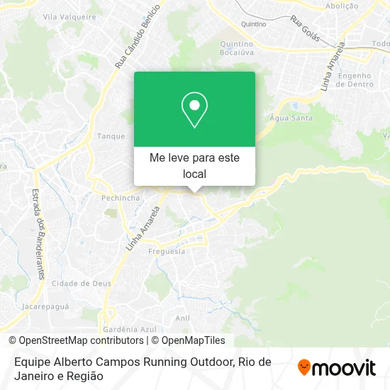 Equipe Alberto Campos Running Outdoor mapa