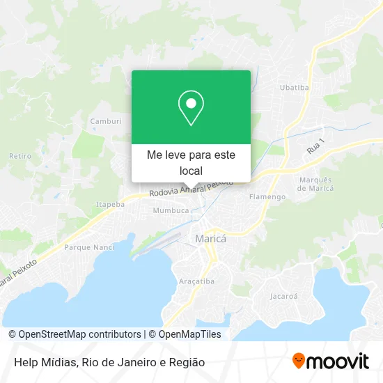 Help Mídias mapa