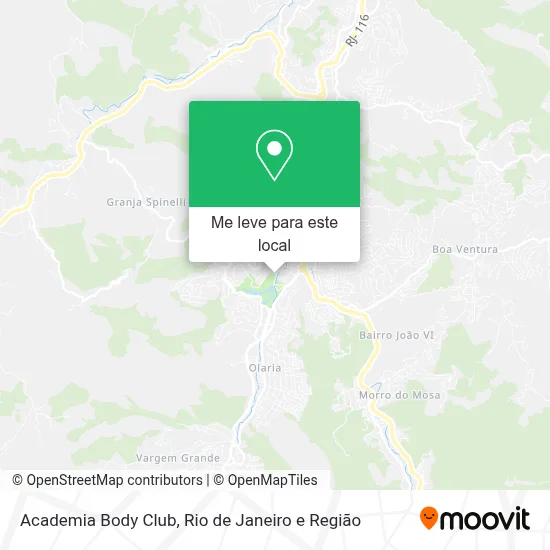 Academia Body Club mapa