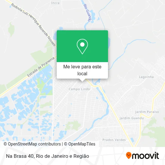 Na Brasa 40 mapa