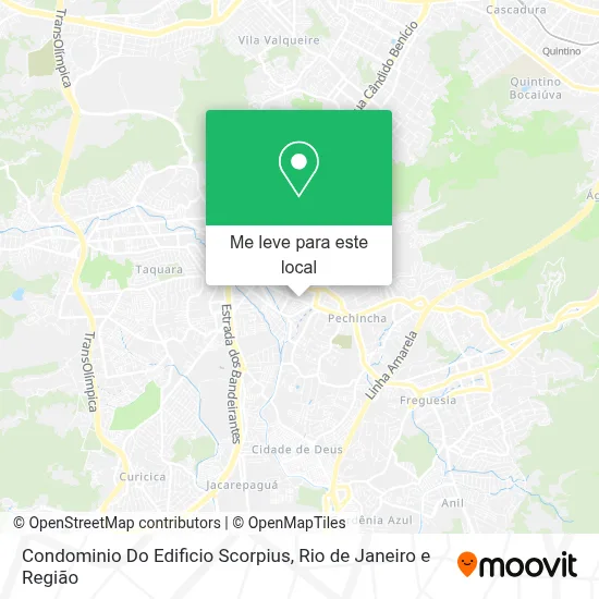Condominio Do Edificio Scorpius mapa