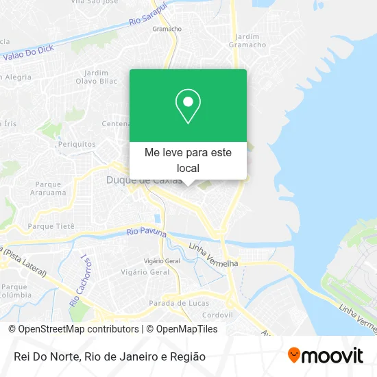 Rei Do Norte mapa