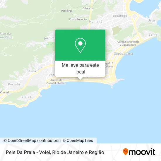 Pele Da Praia - Volei mapa