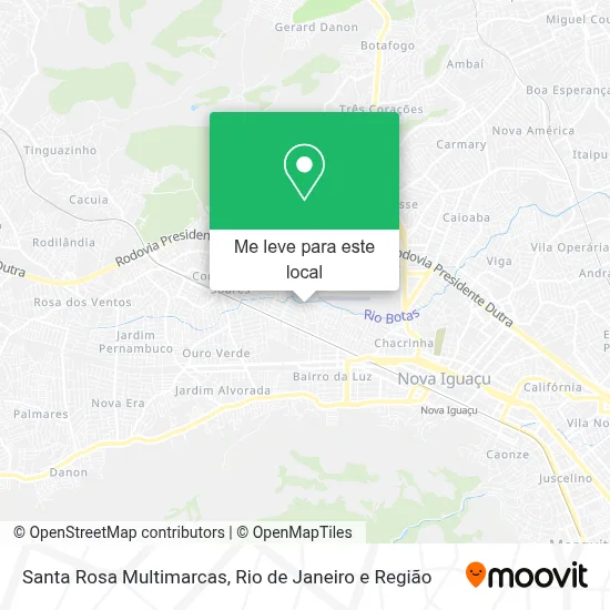 Santa Rosa Multimarcas mapa