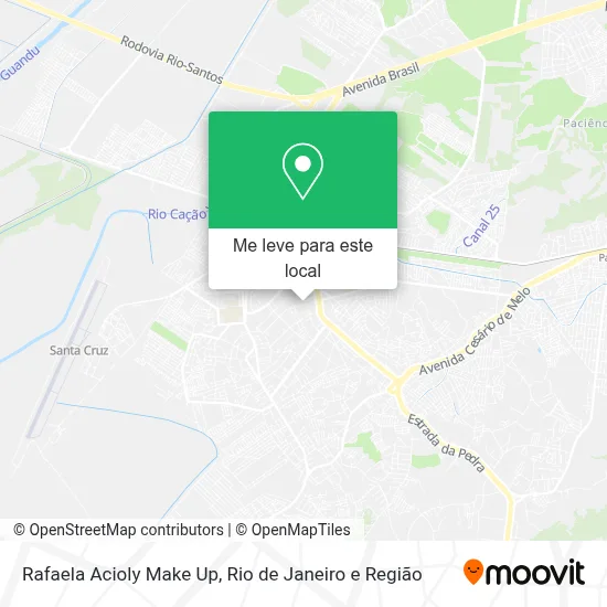 Rafaela Acioly Make Up mapa