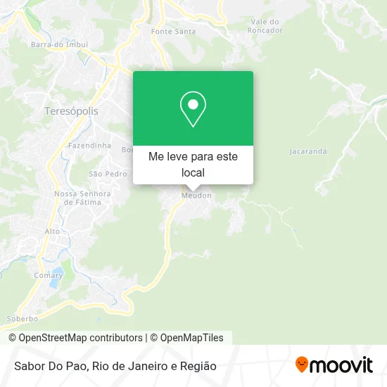 Sabor Do Pao mapa