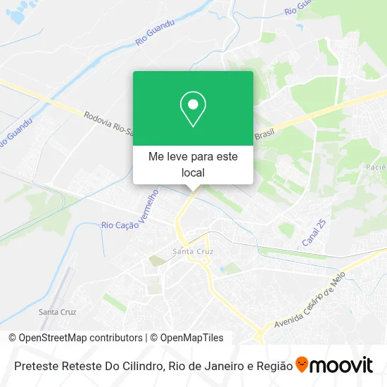 Preteste Reteste Do Cilindro mapa