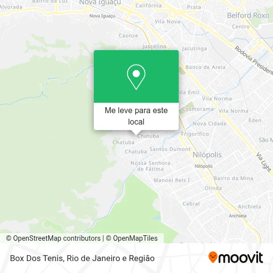 Box Dos Tenis mapa