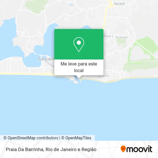 Praia Da Barrinha mapa