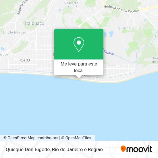 Quisque Don Bigode mapa