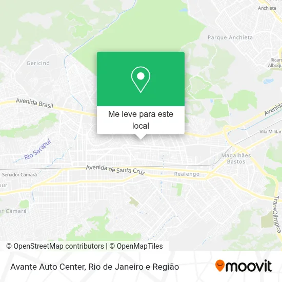 Avante Auto Center mapa