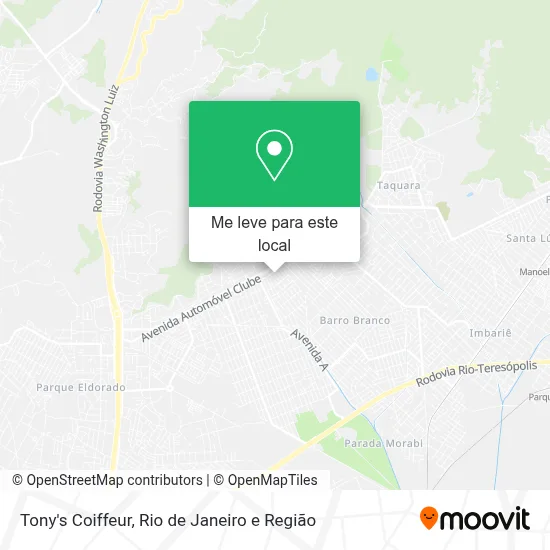 Tony's Coiffeur mapa