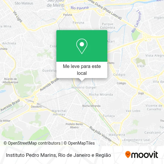 Instituto Pedro Marins mapa