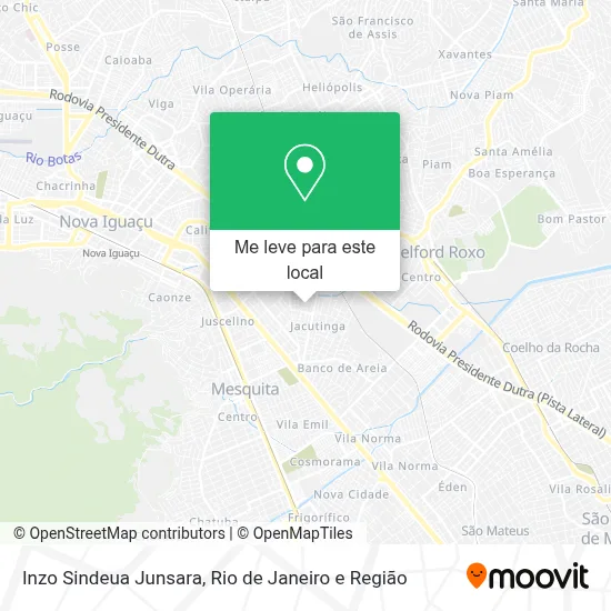 Inzo Sindeua Junsara mapa