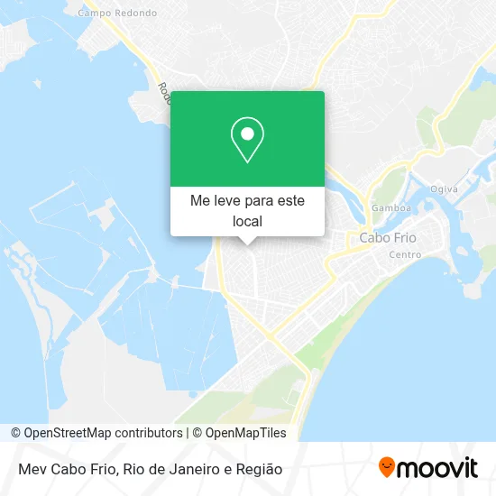Mev Cabo Frio mapa