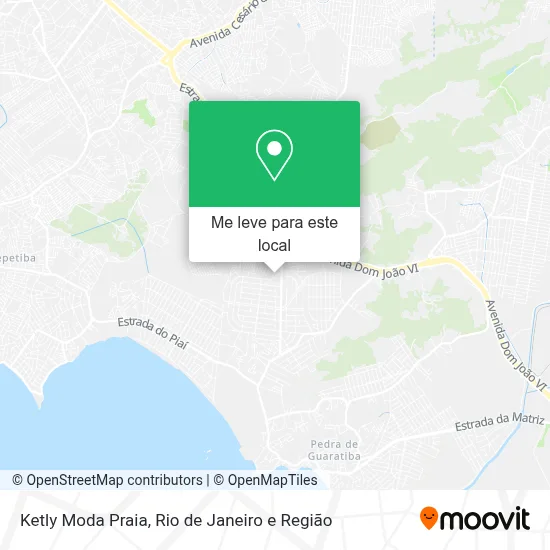 Ketly Moda Praia mapa