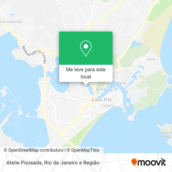 Atelie Pousada mapa