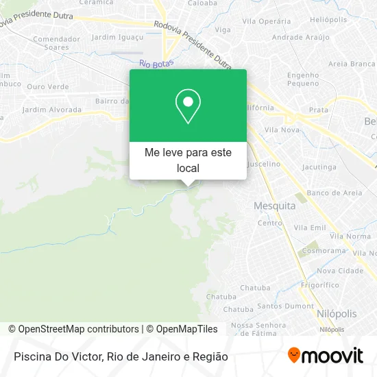 Piscina Do Victor mapa