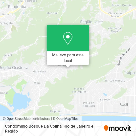Condominio Bosque Da Colina mapa